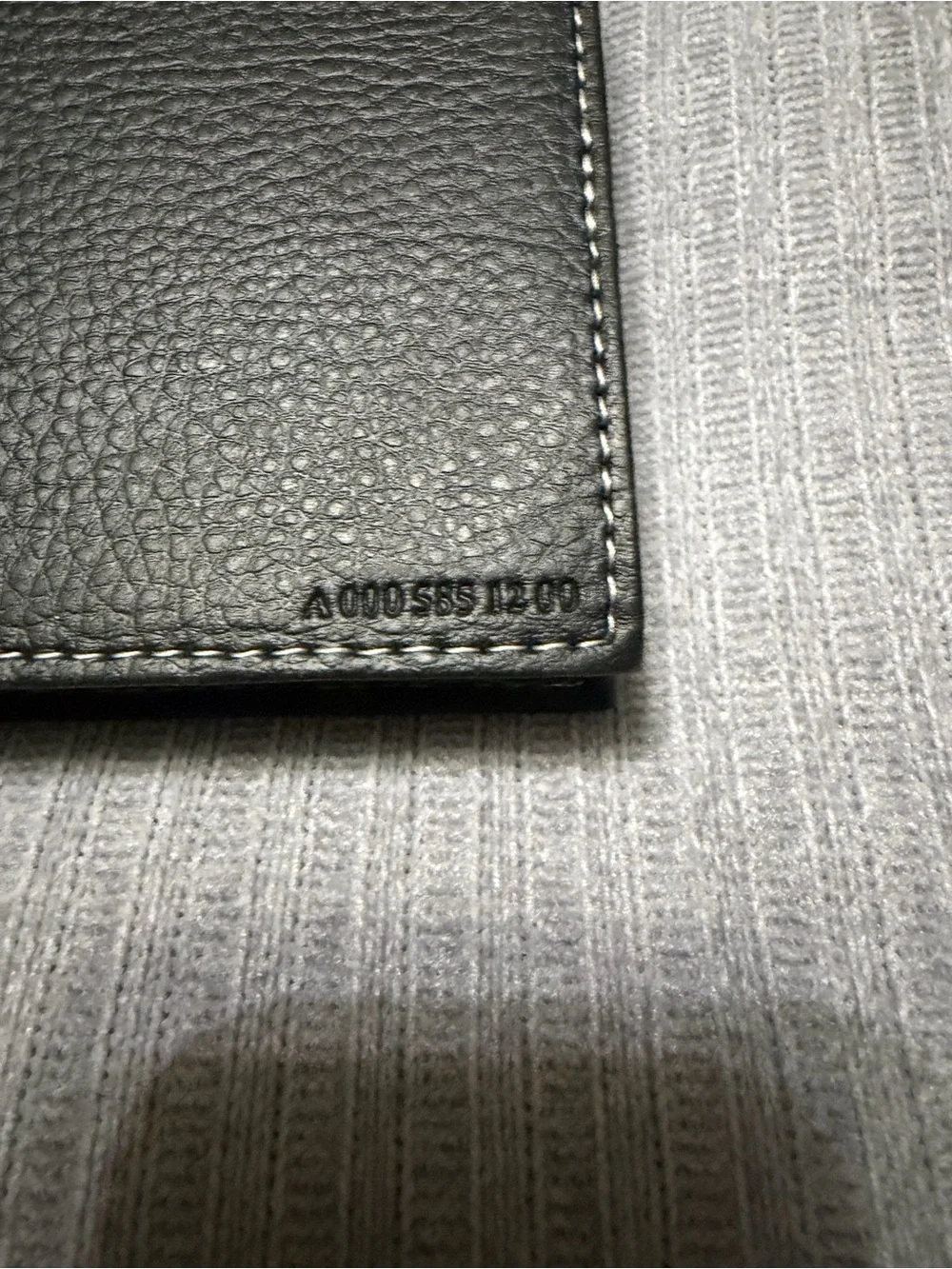 Black Leather Document Holder never used